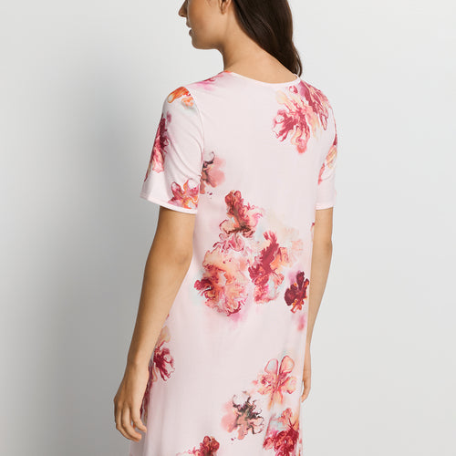Cleo S/Slv Nightdress 90cm | Poured Blossoms 79535-2392