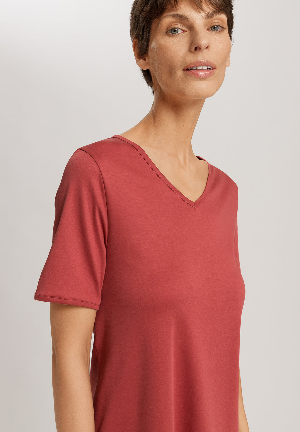 Cleo S/Slv Nightdress 90cm | Marsala 79535-2400