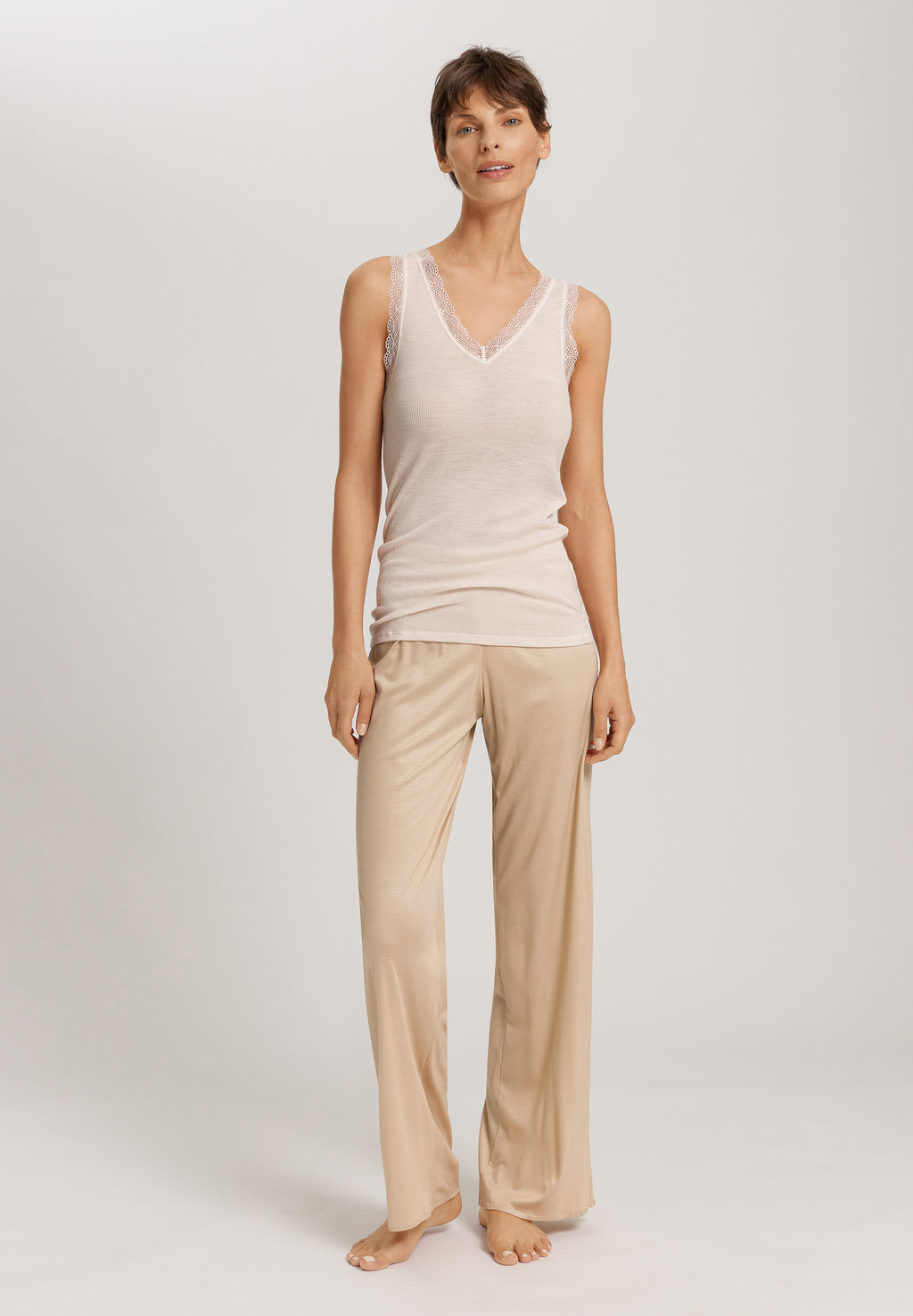 Woolen Lace Top | Vanilla 79594-1203