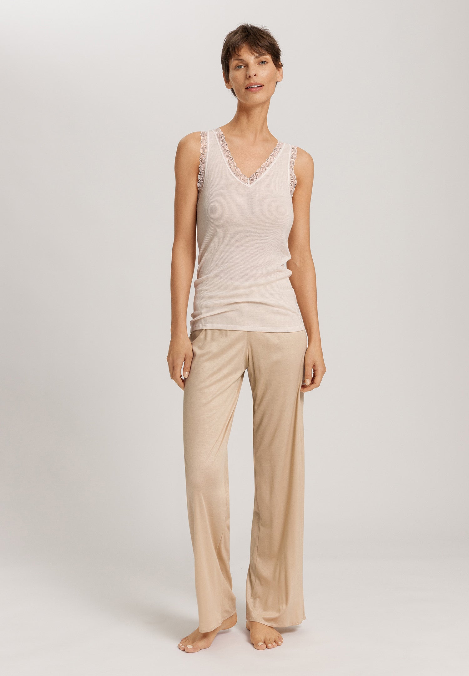 Woolen Lace Top | Vanilla 79594-1203