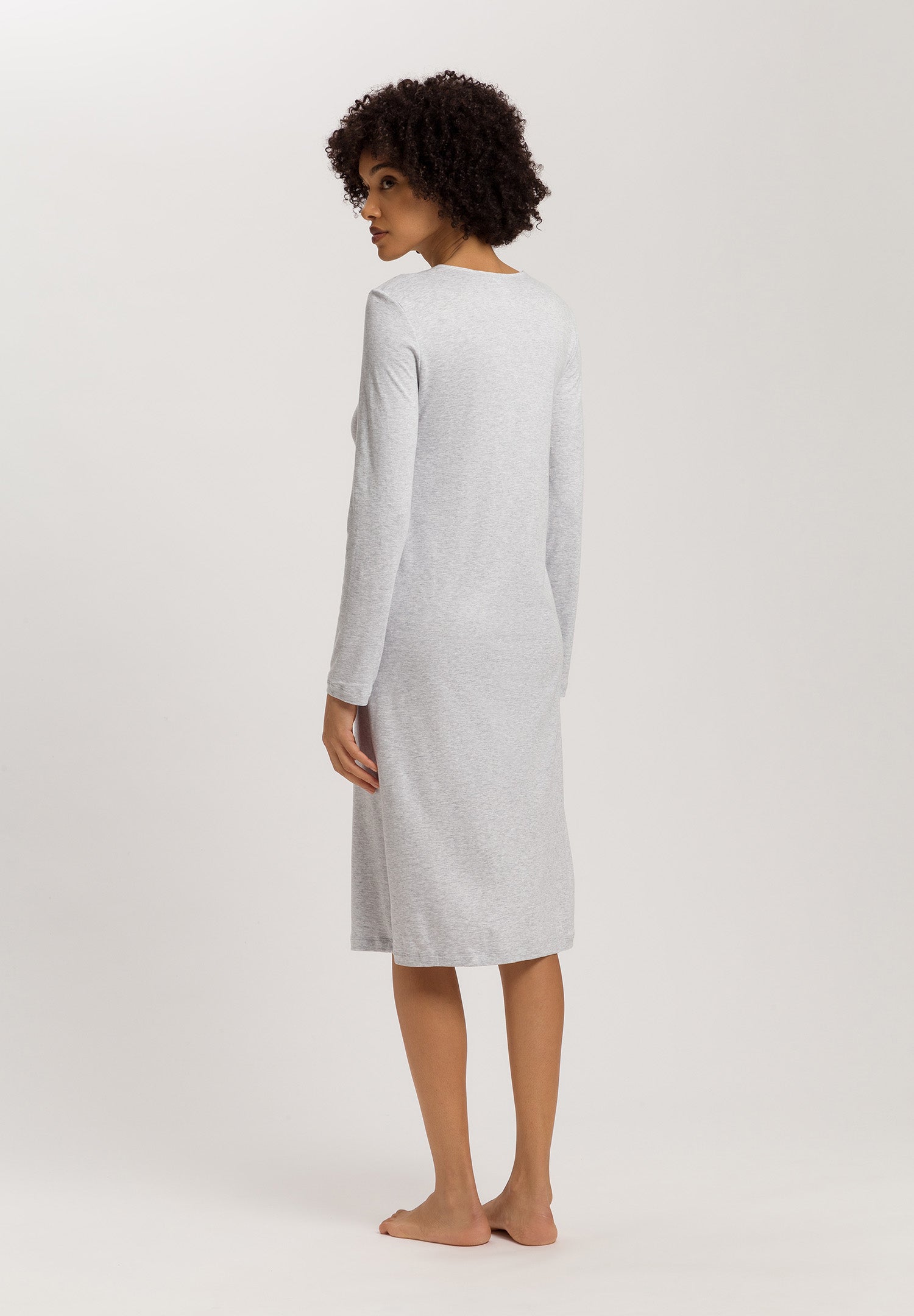Mira L/Slv Nightdress 110cm | Cloud Melange 79631-2991