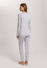Mira L/Slv Pajama | Cloud Melange 79632-2991