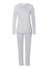 Mira L/Slv Pajama | Cloud Melange 79632-2991