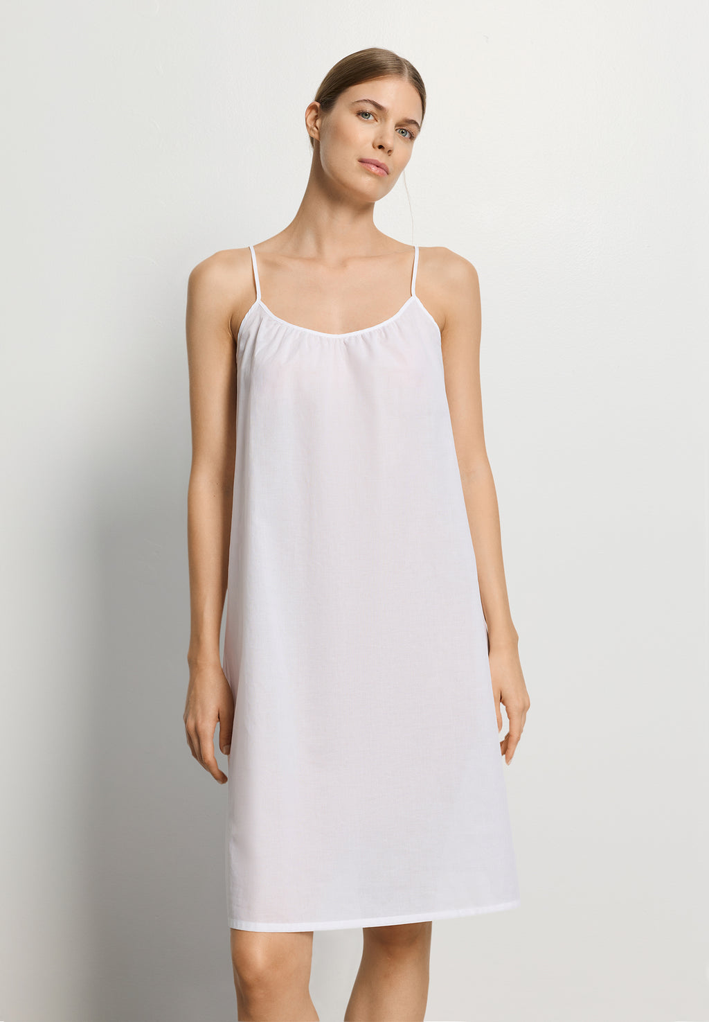 Clara Spaghetti Dress | White 79656-101