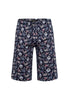 75513 Night And Day SHORT KNIT PANT - 1248 Navy Botany Print