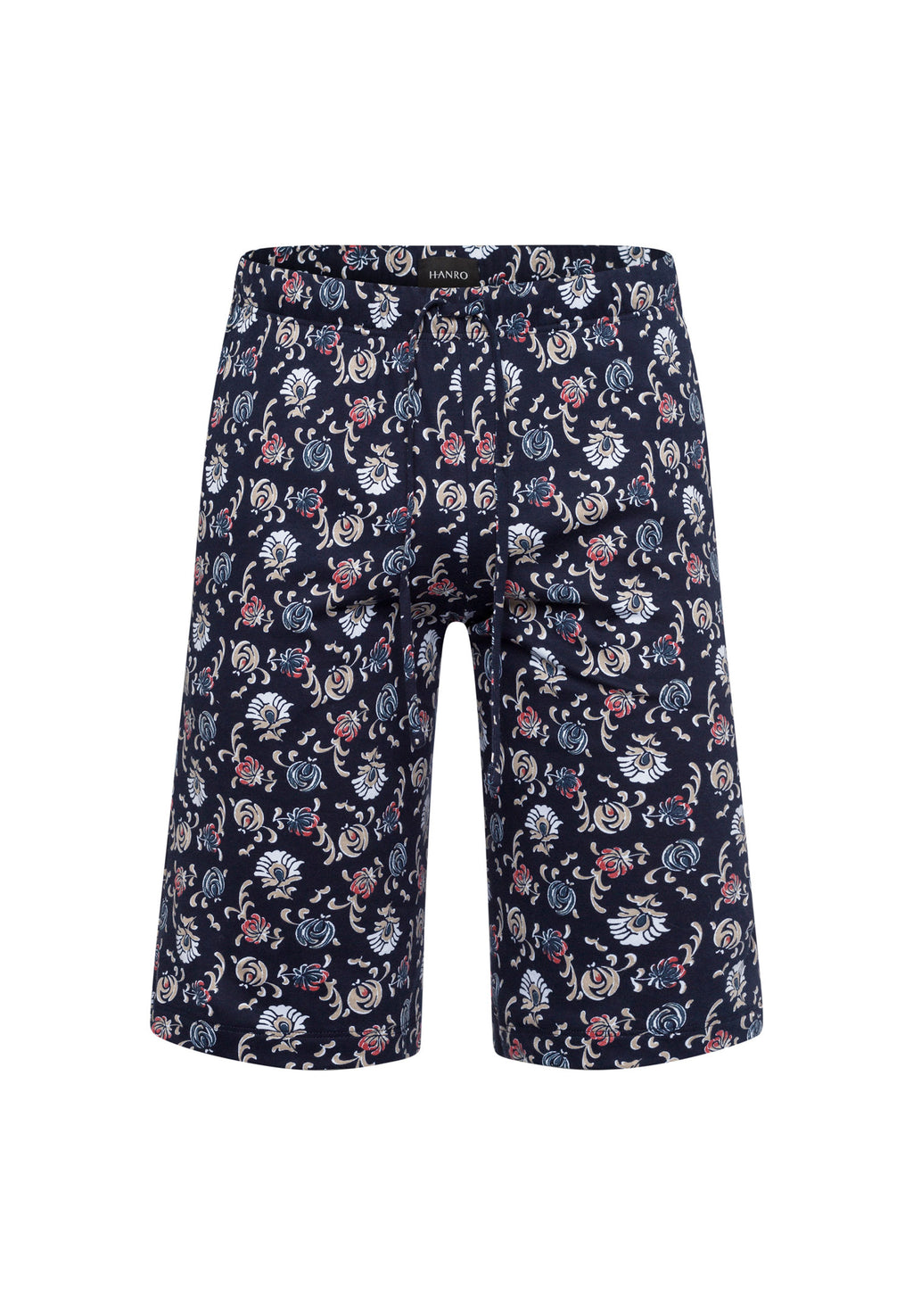 75513 Night And Day SHORT KNIT PANT - 1248 Navy Botany Print