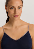 Cotton Seamless V-Neck Cotton Camisole | Deep Navy 71601-3067