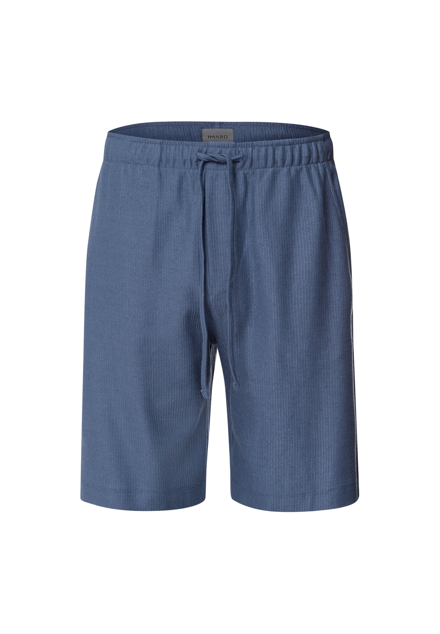 Loungy Summer Organic Cotton Drawsting Shorts | Vintage Indigo 75784-2617