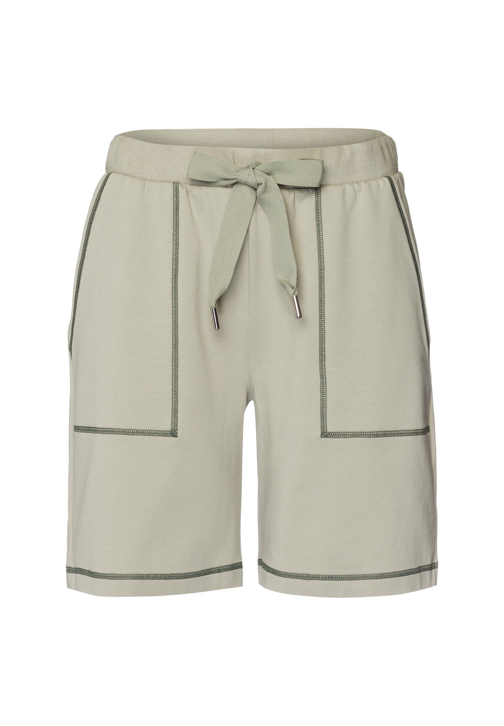 Natural Living Organic Cotton Drawsting Shorts | Crystal Green 78464-2732