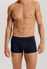 Cotton Essentials 2 Pack Boxer Brief With Covered Waistband | Deep Navy/Sea Breeze 73079-3021