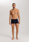 Cotton Essentials 2-Pack Cotton Boxer Briefs With Covered Waistband | Deep Navy/Sea Breeze 73079-3021