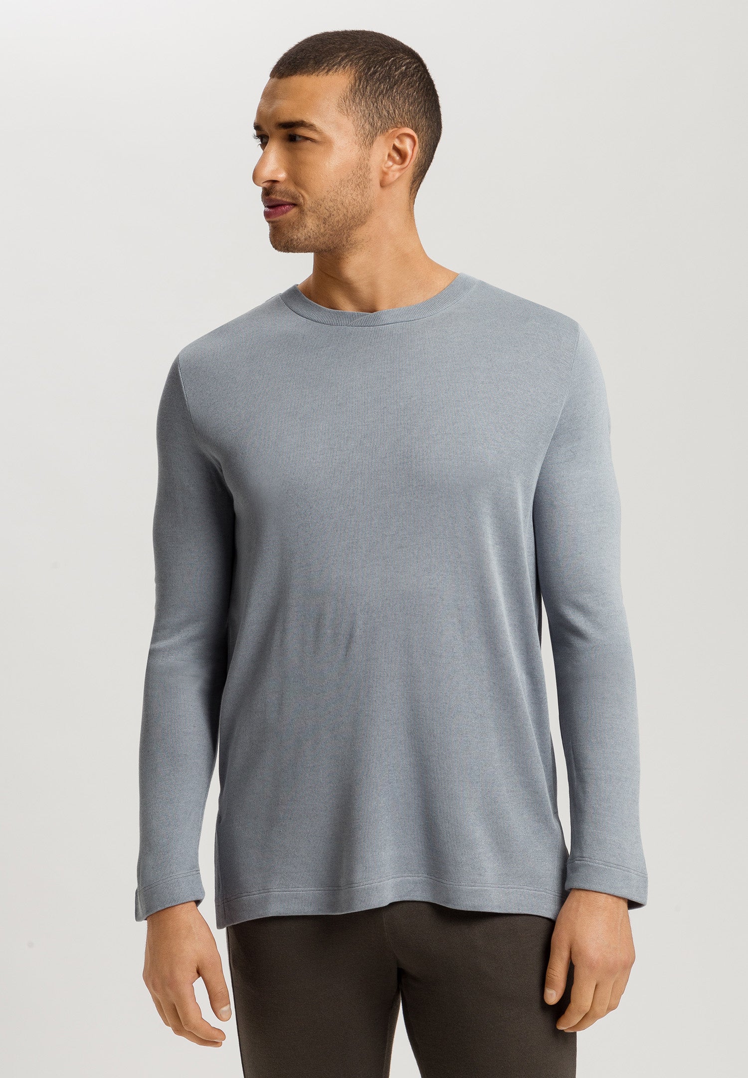 Woolen Comfort Tencel™ And Cashmere Top | Cliff Grey 75875-2680