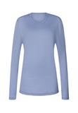 Arthur Arbesser X Hanro Crew Neck Cotton Top | Stonewash 76334-2538