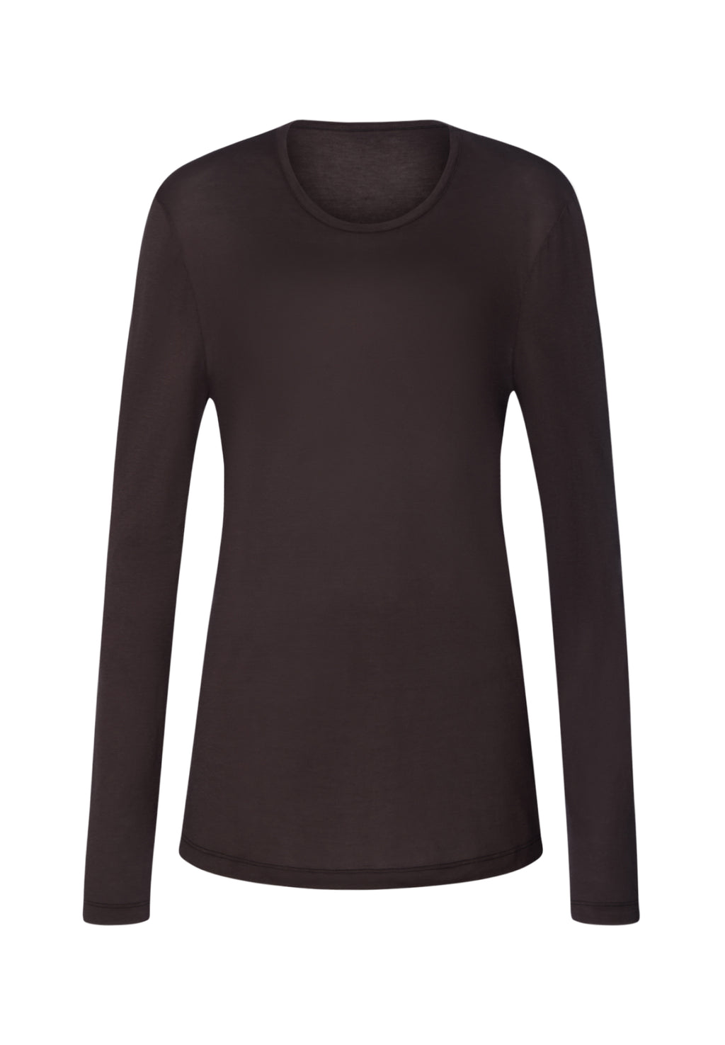 Arthur Arbesser X Hanro Crew Neck Cotton Top | Dark Pine 76334-2751