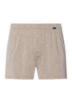 Casuals Single Jersey Boxer With Button Fly | Hazelnut Melange 73207-3115