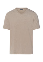 Casuals Soft V-Neck T-Shirt | Hazelnut Melange 75035-3115
