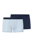 Cotton Essentials 2-Pack Cotton Boxer Briefs | Blue Lagoon / Deep Navy 73078-3116