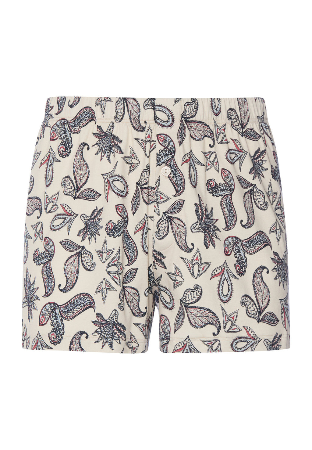Fancy Jersey Cotton Knit Boxers | Maritime Paisley 73290-3101