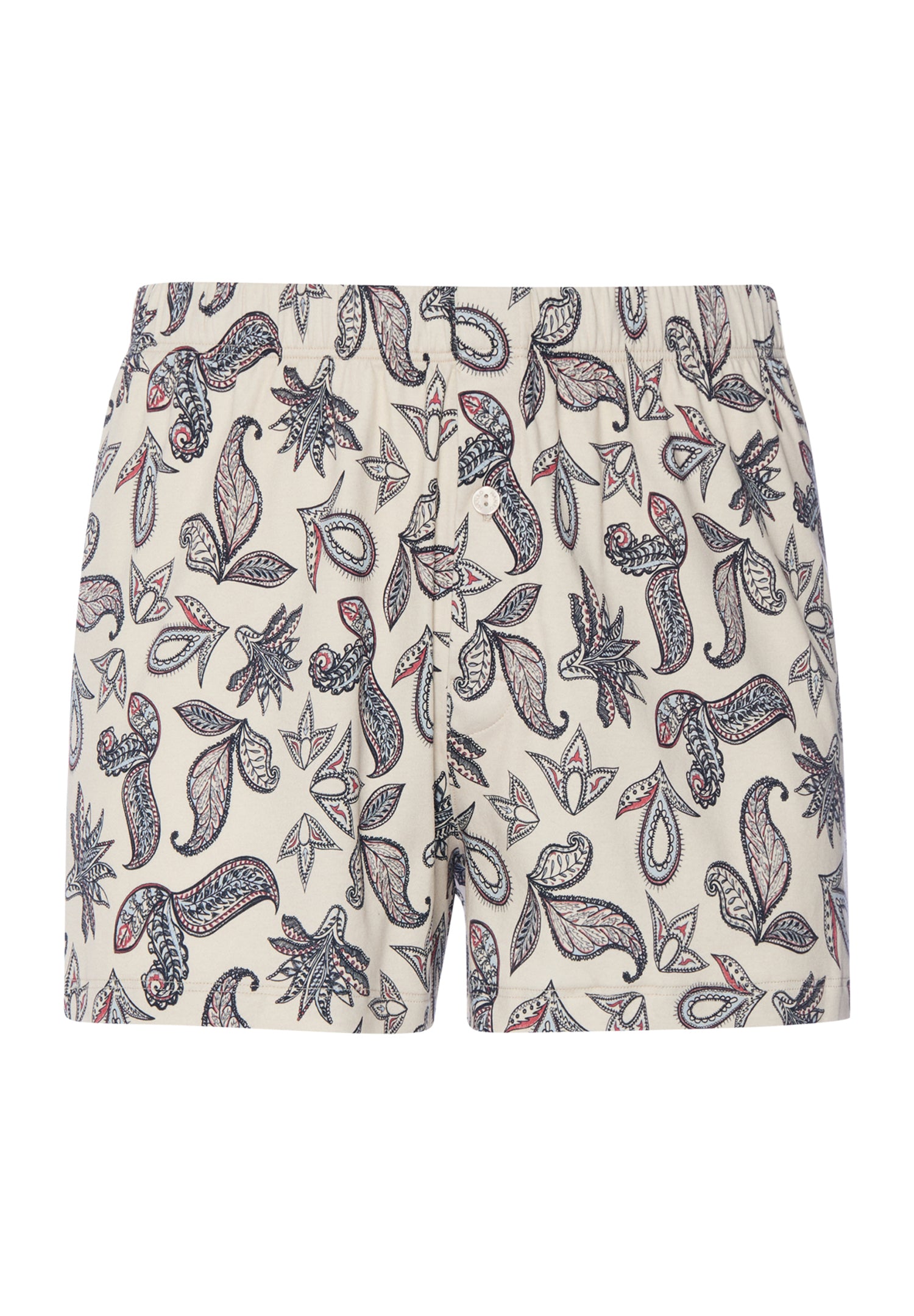 Fancy Jersey Cotton Knit Boxers | Maritime Paisley 73290-3101