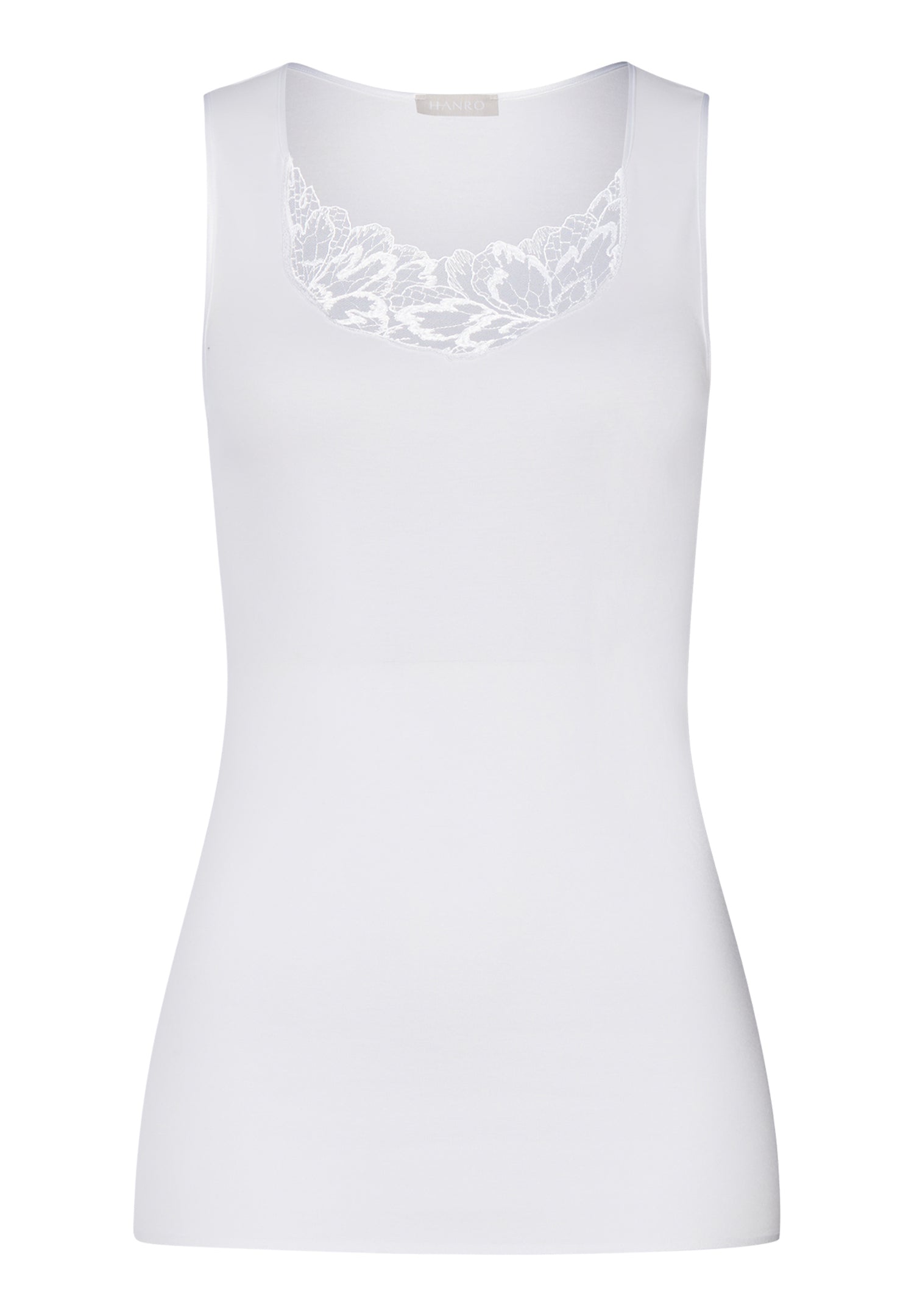Belen Embroidered Cotton Tank Top | White 70813-101
