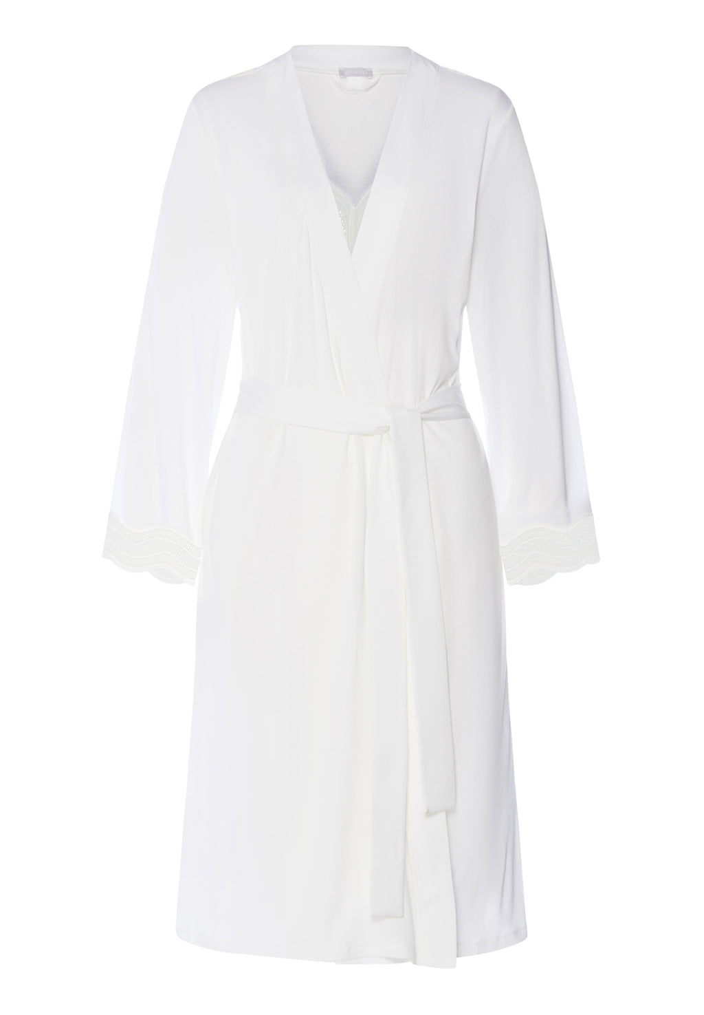 Cira Scalloped Lace TENCEL™ Robe | Off White 74744-102