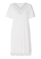 Cira Scalloped Lace TENCEL™ Nightgown | Off White 74742-102