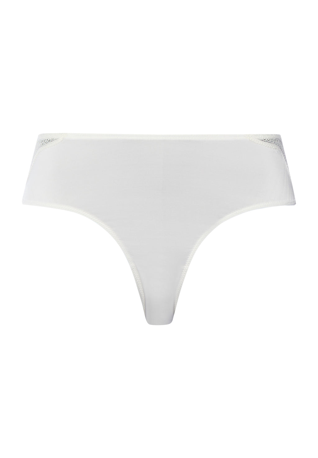 Cira Scalloped Lace High Cut Briefs | Off White 70793-102