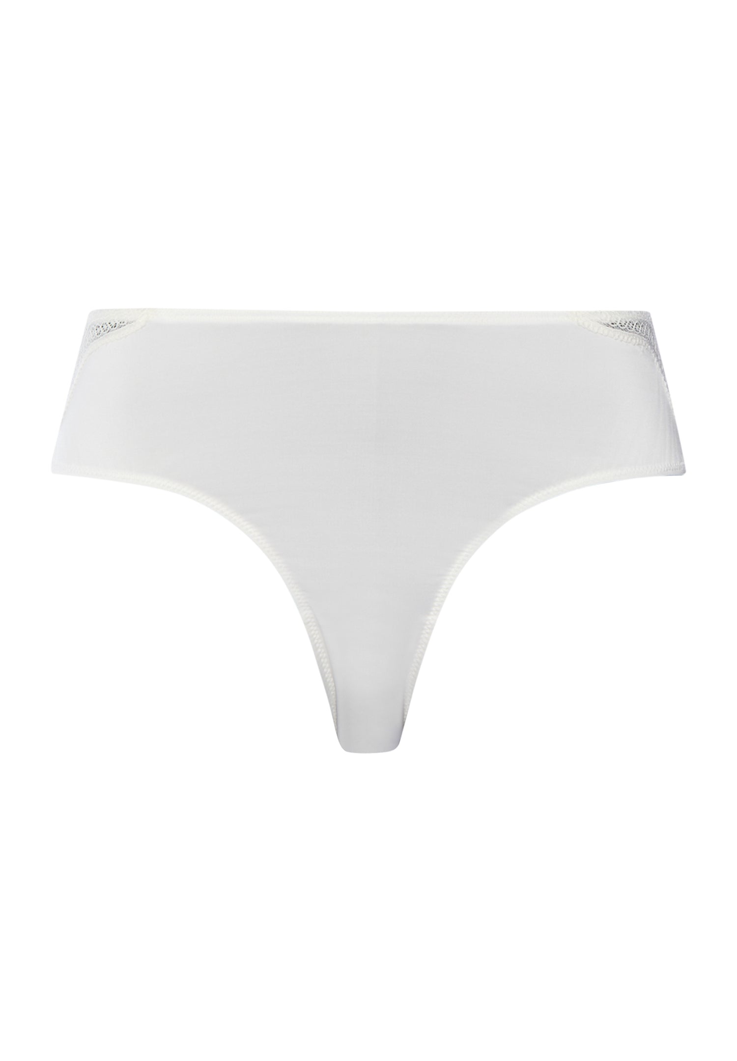 Cira Scalloped Lace High Cut Briefs | Off White 70793-102