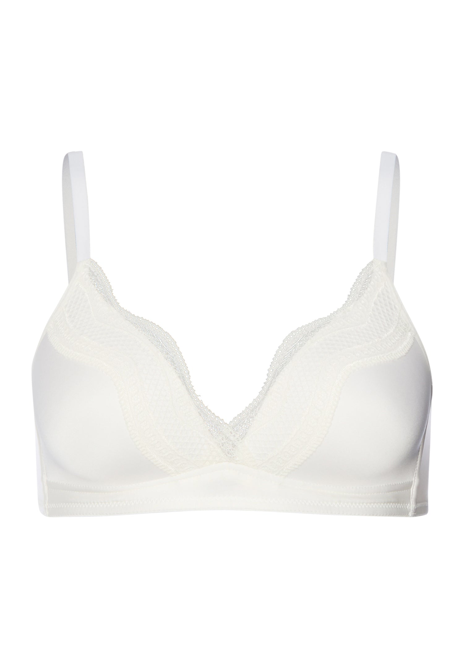 Cira Scalloped Lace Padded Bra | Off White 70789-102