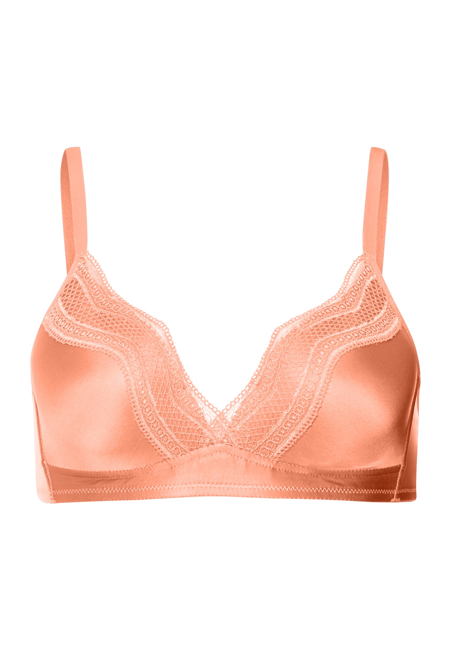 Cira Scalloped Lace Padded Bra | Light Carnelian 70789-2288