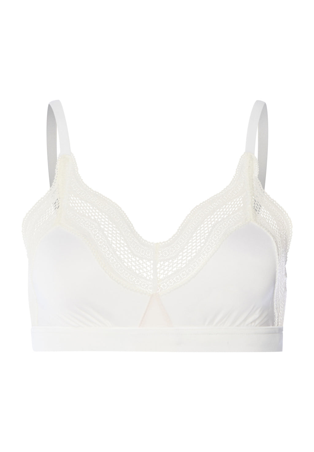 Cira Scalloped Lace Soft Cup Bra | Off White 70788-102