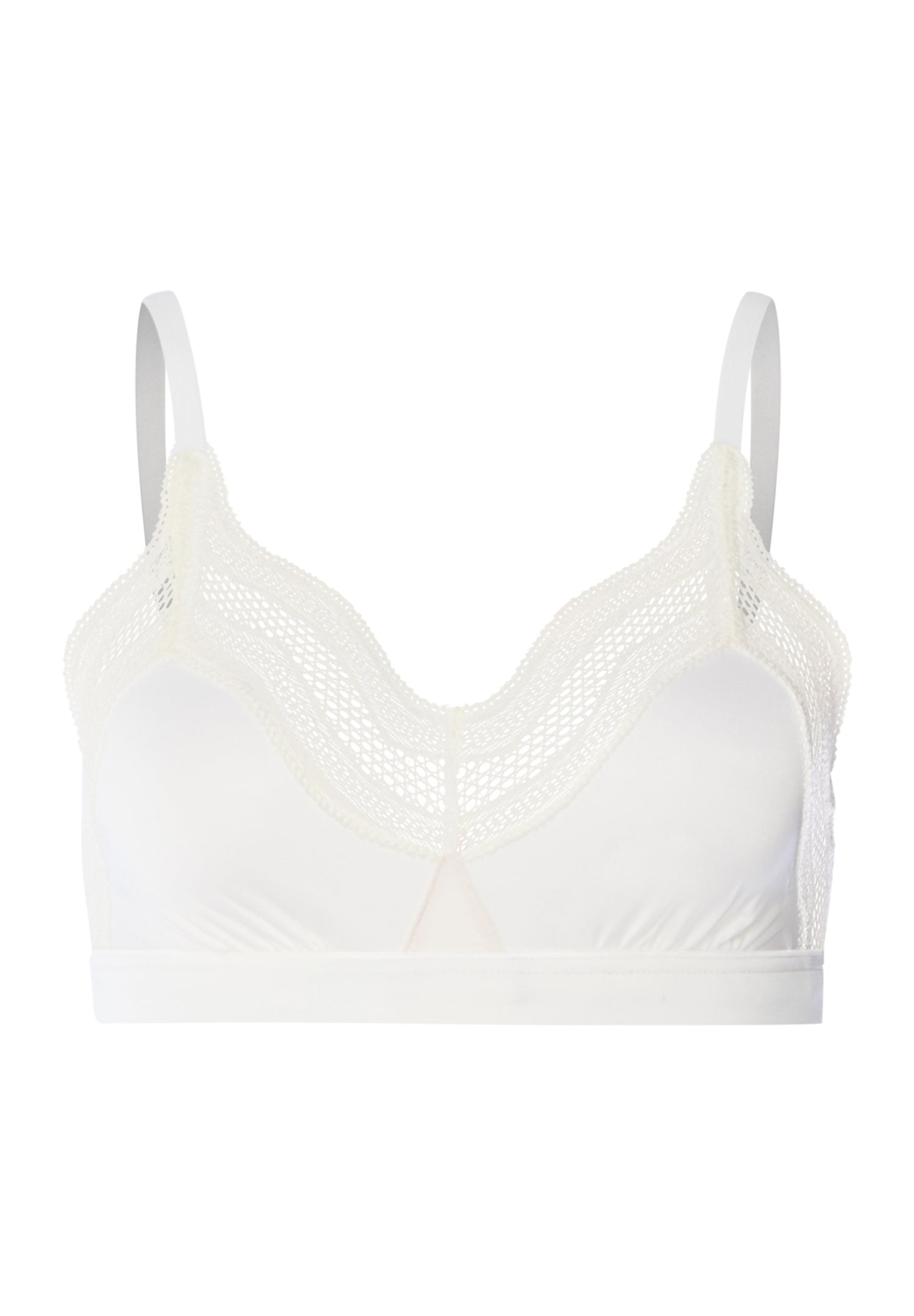 Cira Scalloped Lace Soft Cup Bra | Off White 70788-102