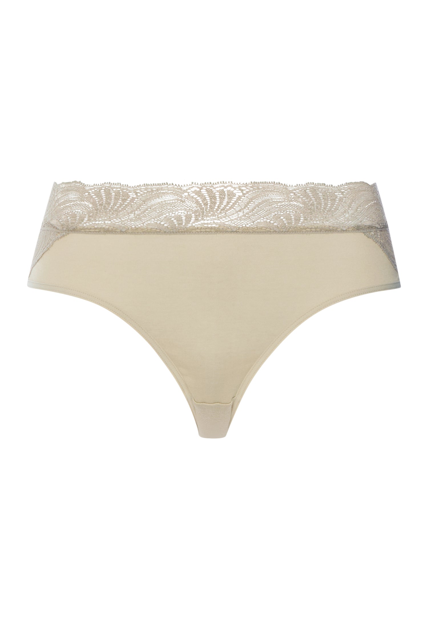 Cotton Delight Lace Trim Cotton High Cut Brief | Olive Stem 71835-2661