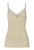 Cotton Delight Lace Trim Cotton Camisole | Olive Stem 71836-2661