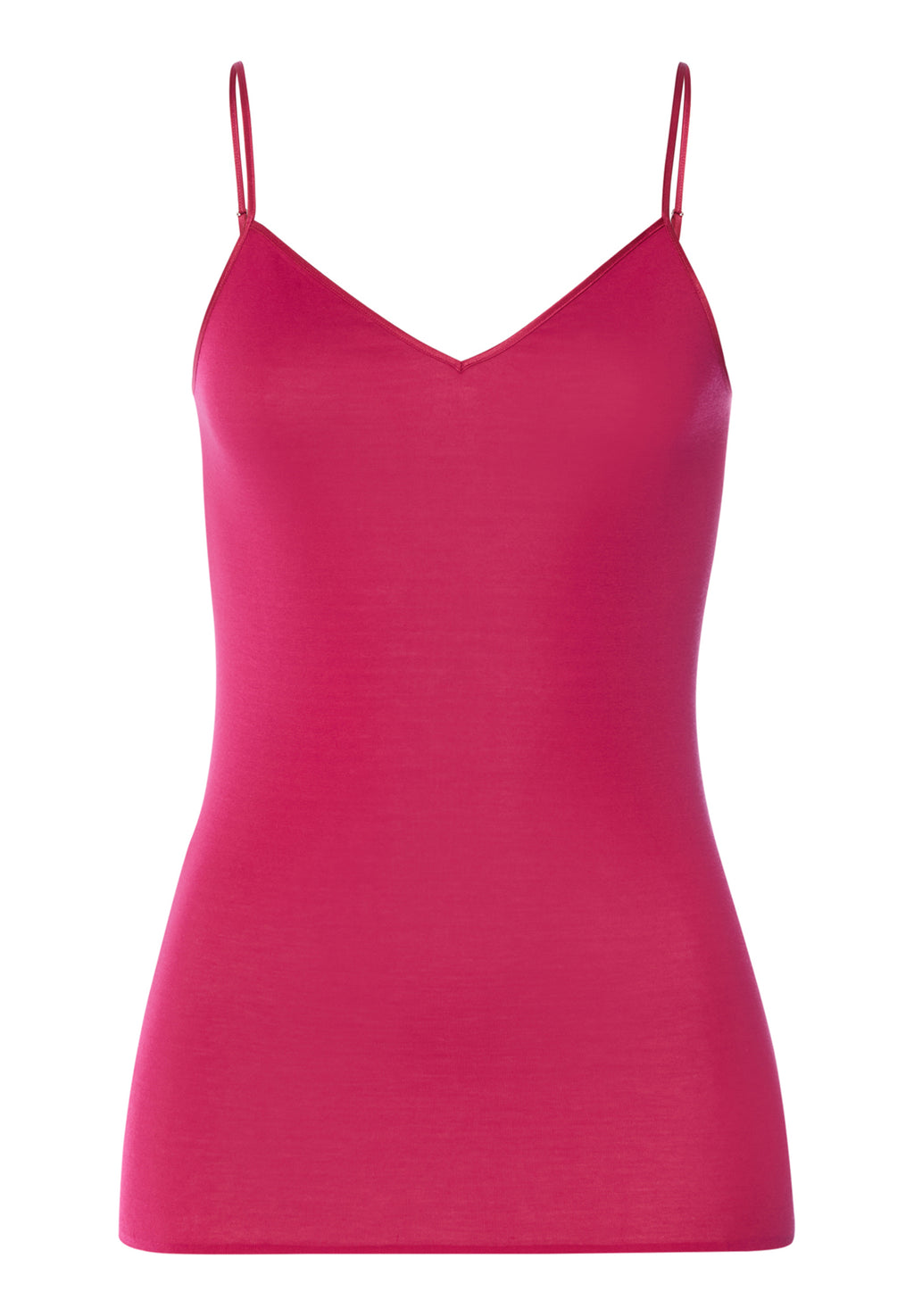 Cotton Seamless V-Neck Cotton Camisole | Light Sangria 71601-2465