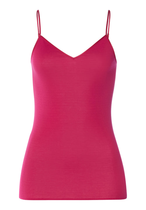 Cotton Seamless V-Neck Cotton Camisole | Light Sangria 71601-2465