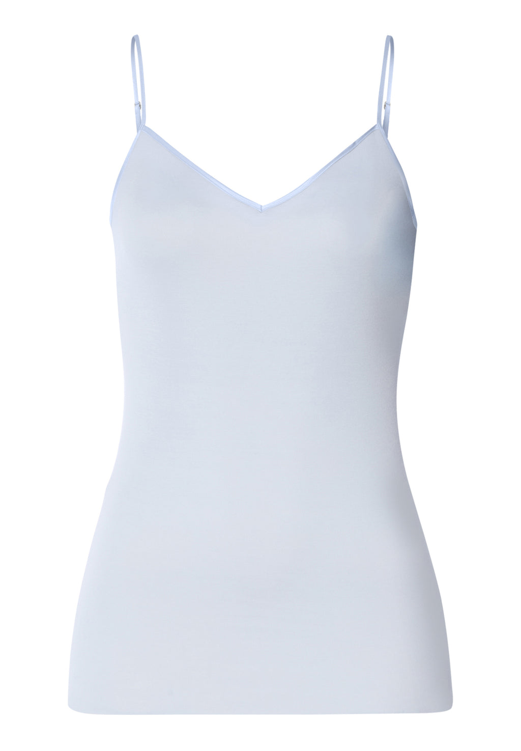 Cotton Seamless V-Neck Cotton Camisole | Blue Dove 71601-2581