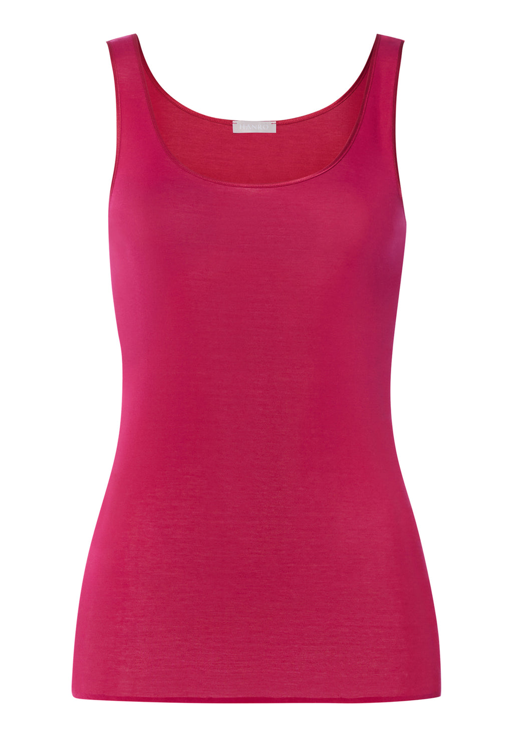 Cotton Seamless Round Neck Cotton Tank Top | Light Sangria 71604-2465
