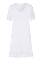 Inaya Scalloped Lace Cotton Nightgown | White 74736-101