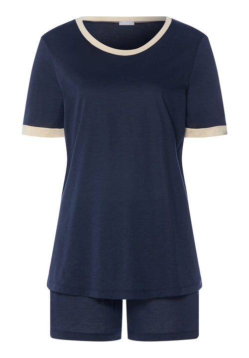 Laura Cotton Blend Pajama Set | Deep Navy 74262-1610