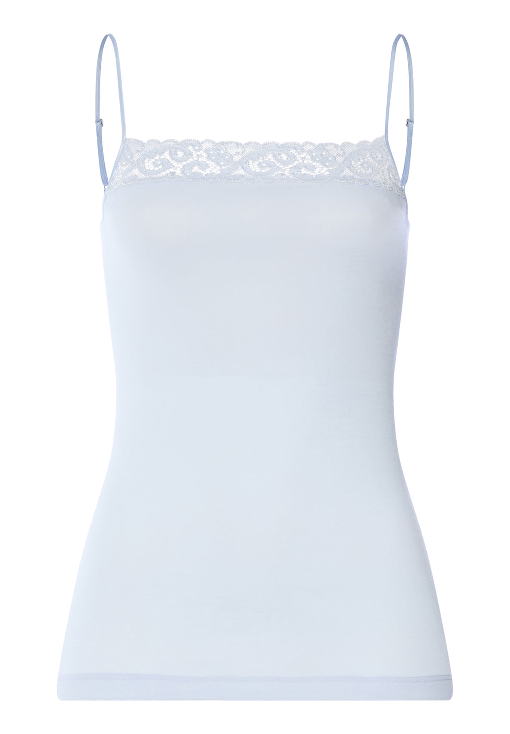 Moments Lace Trim Cotton Camisole | Blue Dove 71484-2581