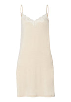 Natural Elegance Lace Trim V-Neck Chemise | Summer Sand Melange 74901-3080