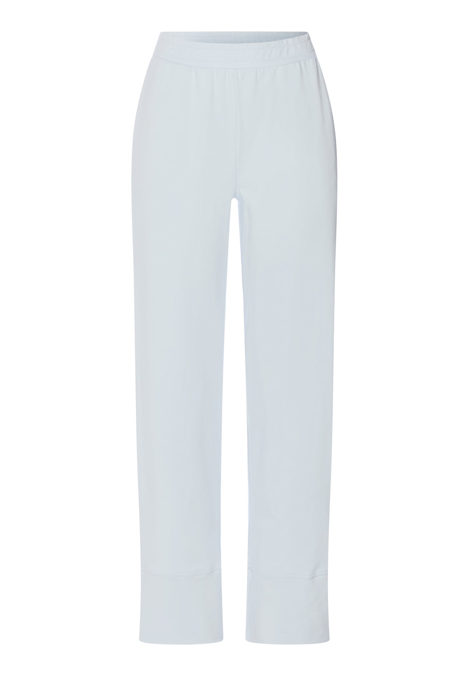 Natural Living W Organic Cotton Cropped Pants | Watery Blue 78898-2244
