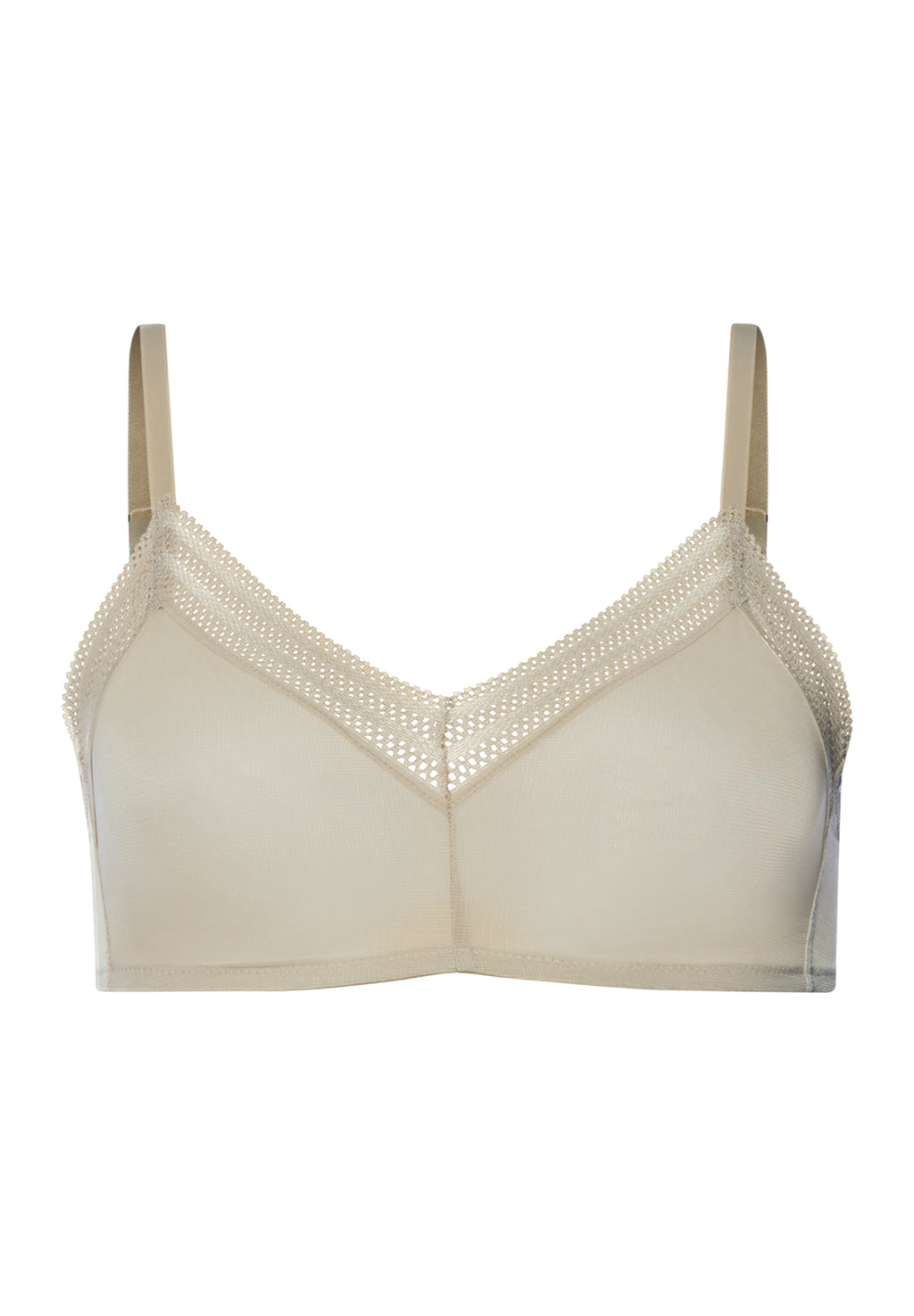 Orea Semi-Sheer Soft Cup Bra | Olive Stem 70807-2661