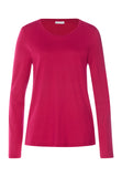 Sleep And Lounge Relaxed Round Neck Top | Light Sangria 74844-2465