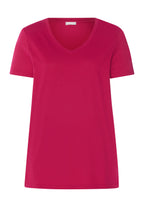Sleep And Lounge Relaxed V-Neck T-Shirt | Light Sangria 74842-2465
