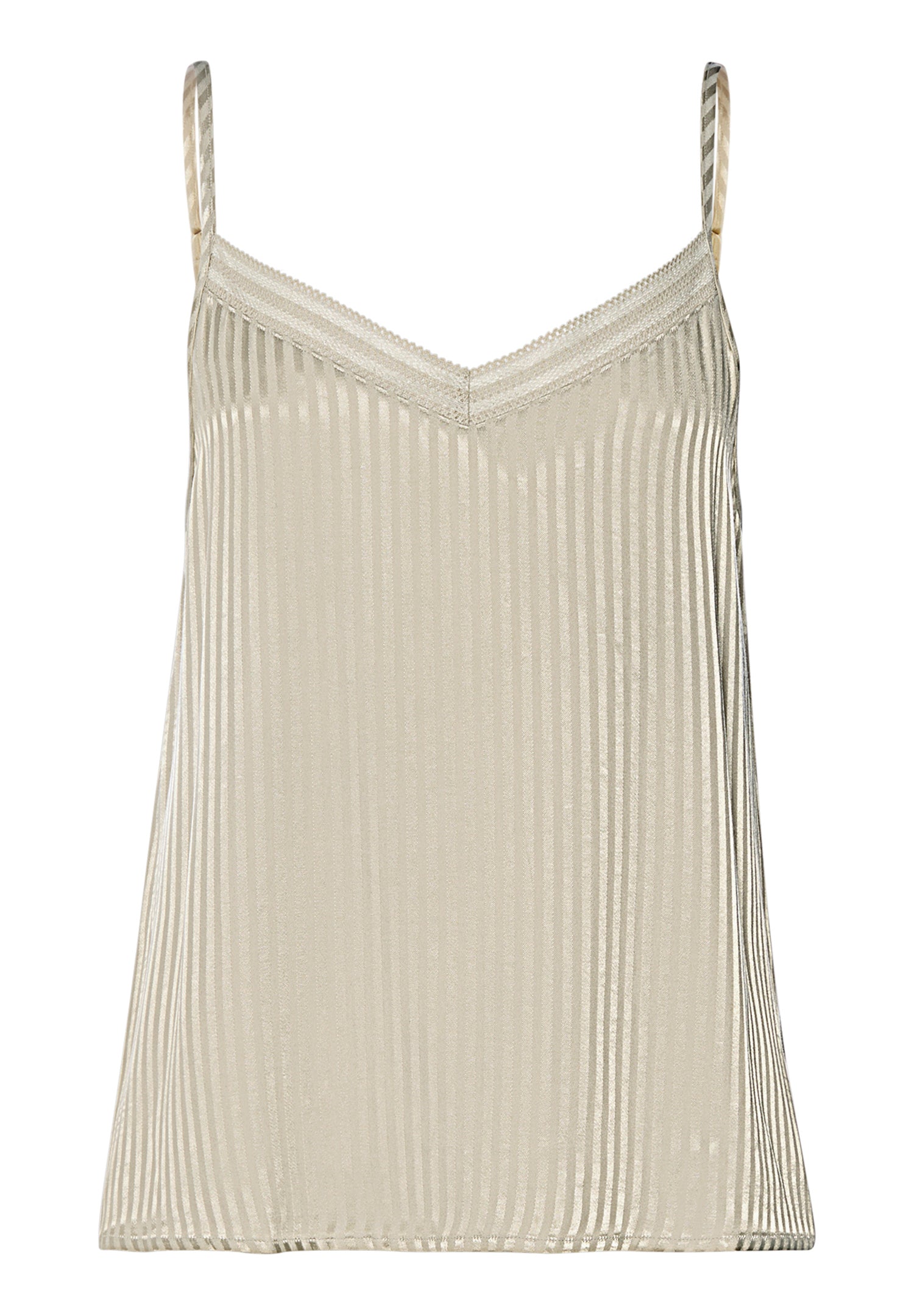 Sleep And Lounge Jacquard Stripe Camisole | Olive Stem 74840-2661