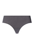 Dark gray bikini bottom on a white background