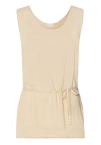 Urban Casuals Linen Blend Woven Tank Top | Oyster Gray 78913-2671