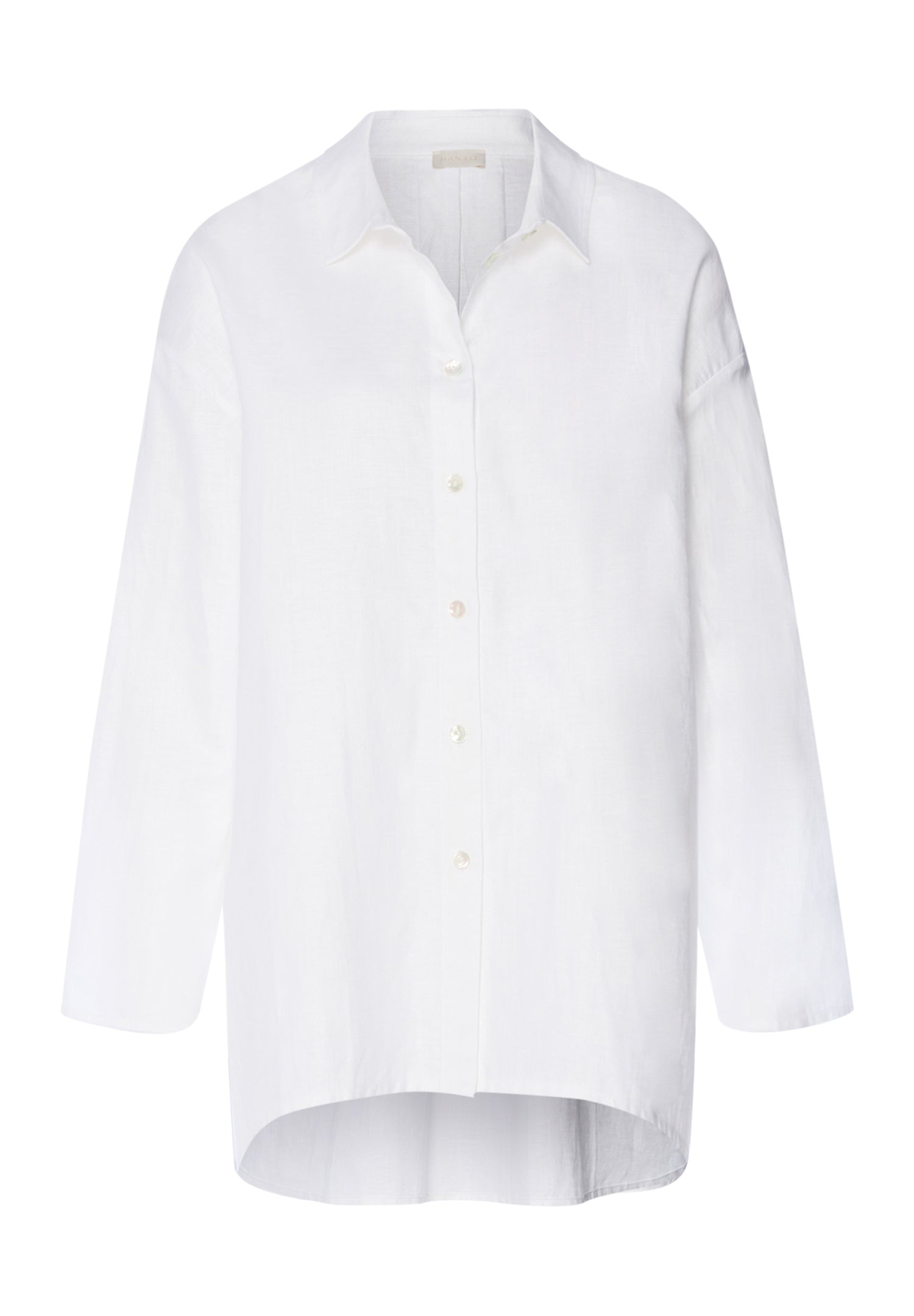 White Essentials Linen and Cotton Shirt | White 78911-101